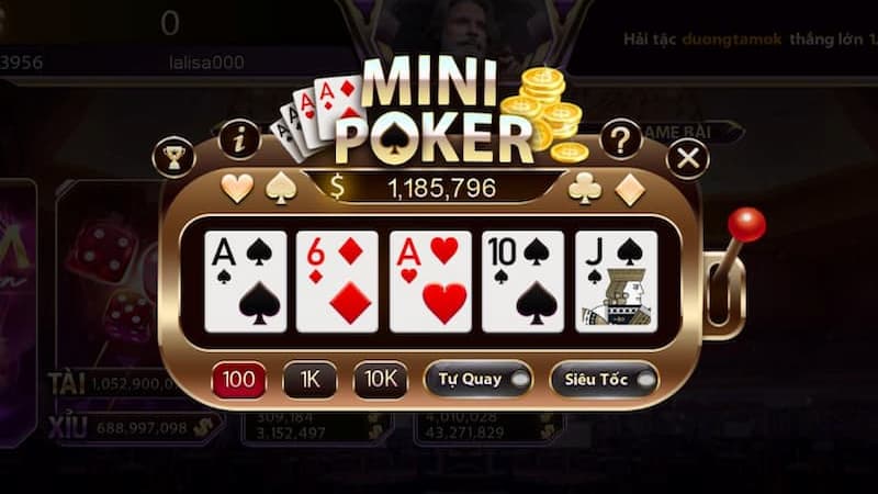 Phiển bản Mini Poker WW88 cực hay